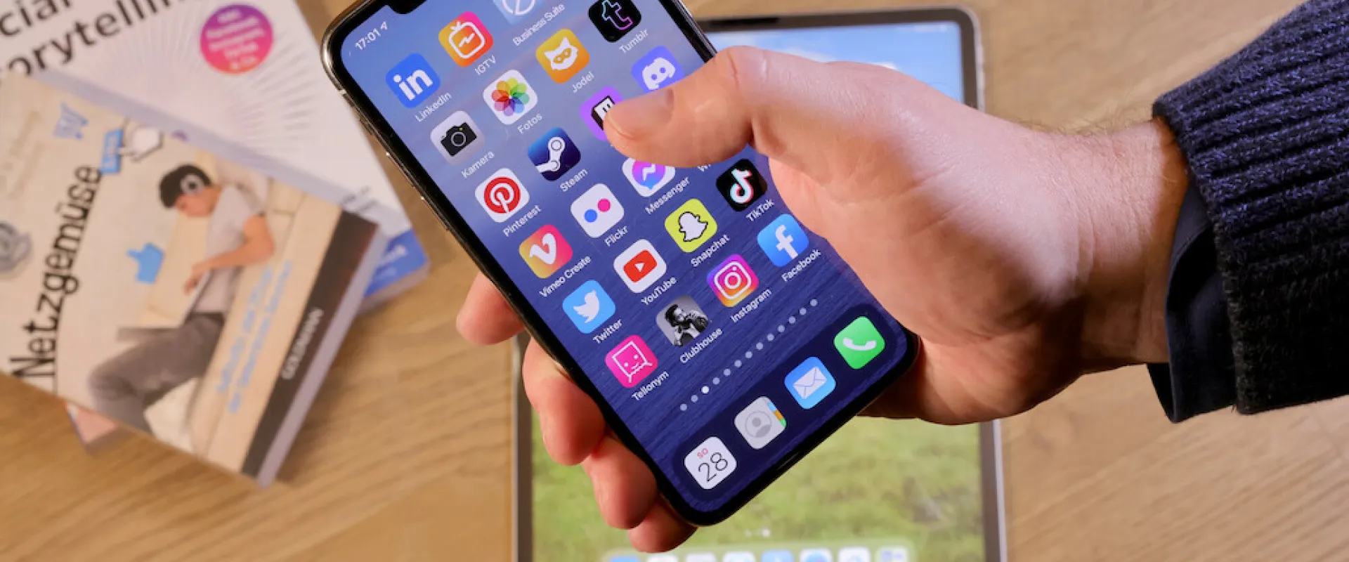 Smartphone und Tablet