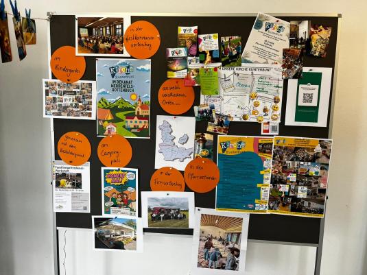 Pinnwand Angeboten des Dekanats