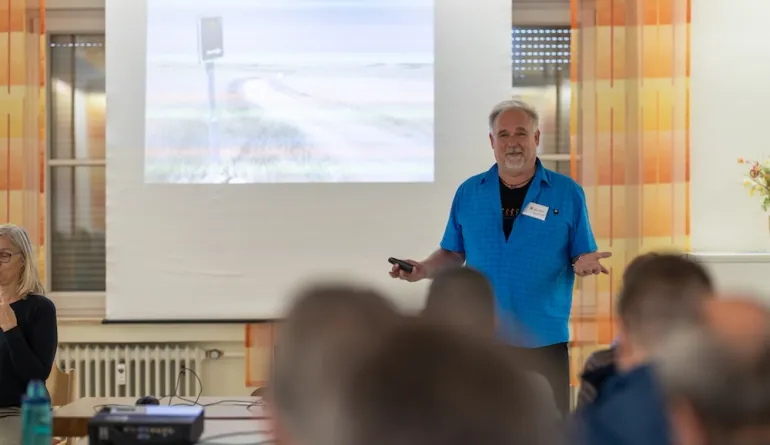 Michael Kaminski informiert über Pilgern in Spanien