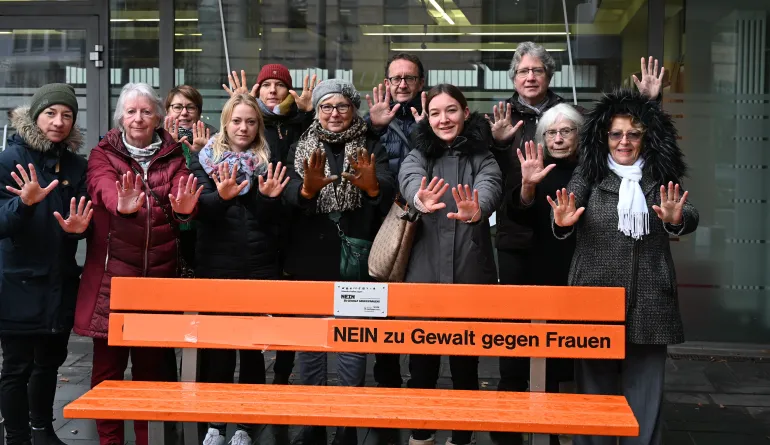 Nein zu Gewalt an Frauen