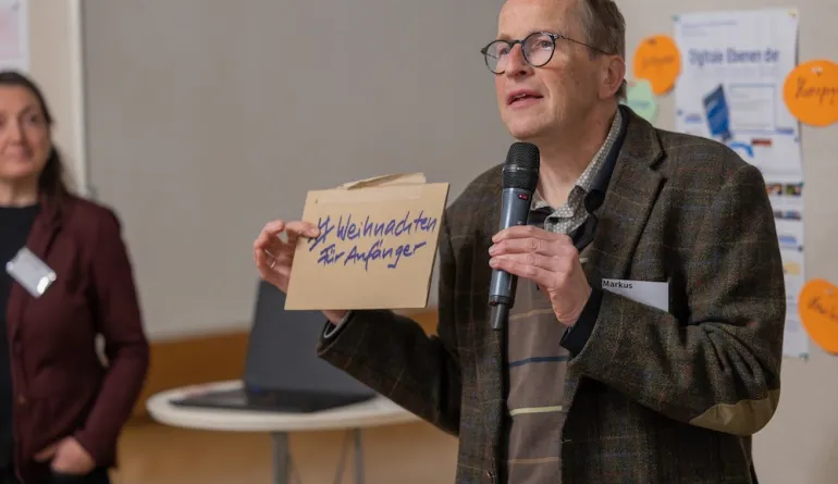 #weihnachten für Anfänger ist eine Aktion, die auch am Markt der Möglichkeiten vorgestellt wurde