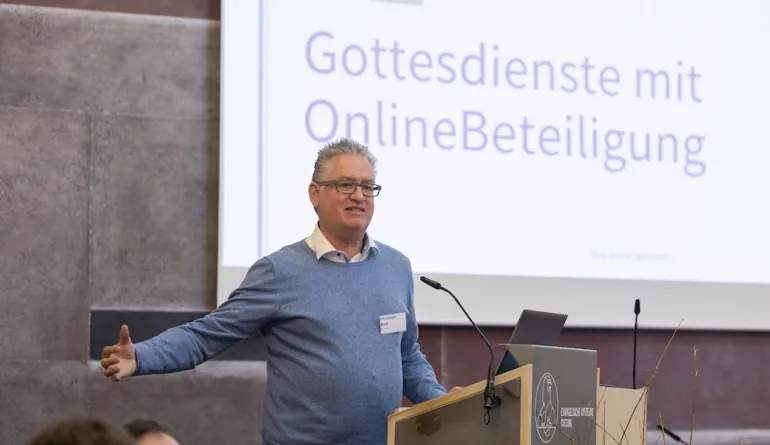 Christoph Breit stellt seine Keynote vor