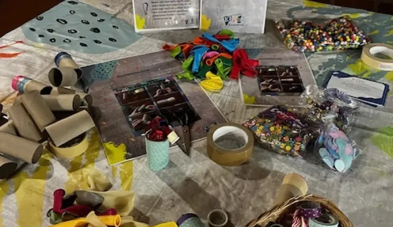 Kreativstation Konfettikanone