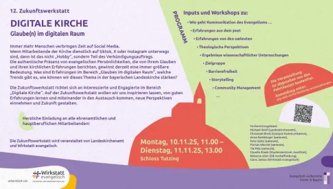 Ausschreibung der Veranstaltung